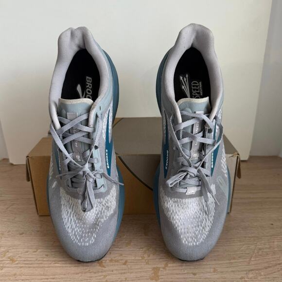 Brooks Launch Grey/Blue Men Running Sneakers- SZ 11 main image 5
